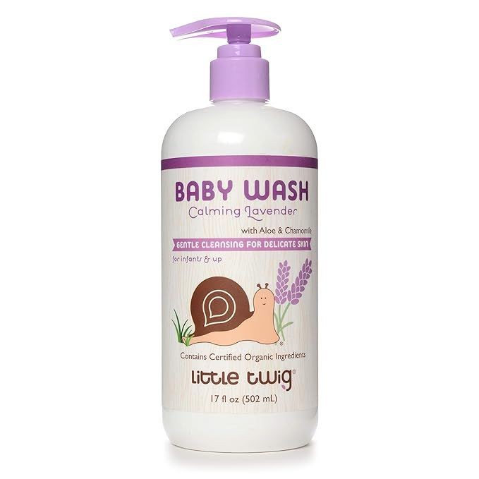 Little Twig 2-in-1 Baby Wash, Hypoallergenic Body Wash with Organic Ingredients, Baby Bath Essentials, Calming Lavender