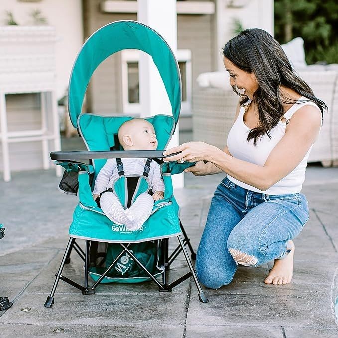 Baby Delight Go with Me Venture Portable Chair | Indoor and Outdoor | Sun Canopy