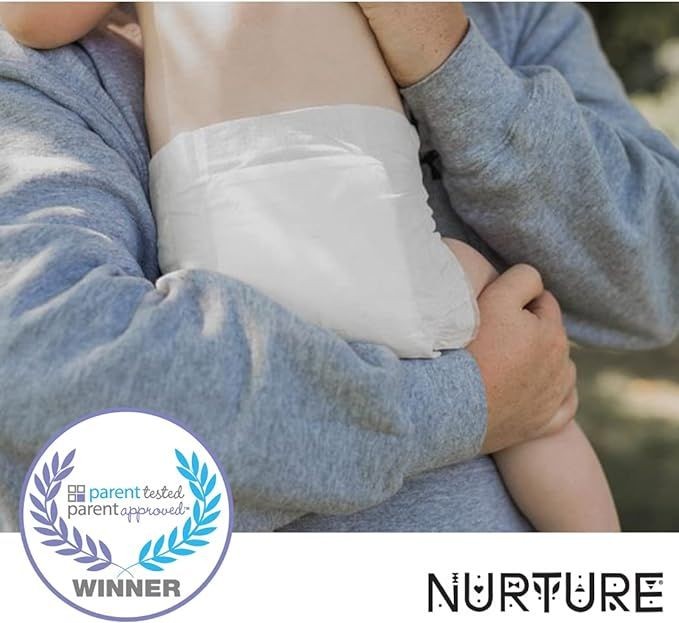 Nurture Diapers by BioBag, Size 4 (15-31 pounds), 78 Premium Quality Baby Diapers, Chemical Free, Ultra Absorbent, Eco Friendly, Hypoallergenic